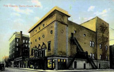 Post Theatre - Old Postcard